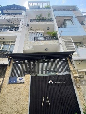 khu sang! hxh 6m lê quang định, bt. dt 4x17m - 70m2 (vuông vức), nhà 5 tầng đẹp- ở ngay chỉ 14,5 tỷ