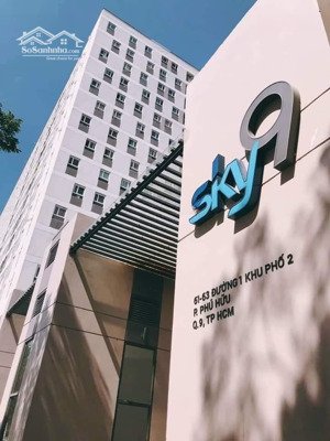 cần bán căn hộ chung cư sky9 quận 9 đường liên phường có sổ 2pn 2wc giá chỉ 2,83 tỷ