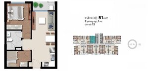 cho thuê căn hộ 2 phòng ngủ river panorama,hoàng quốc việt,quận 7 giá 10 triệu