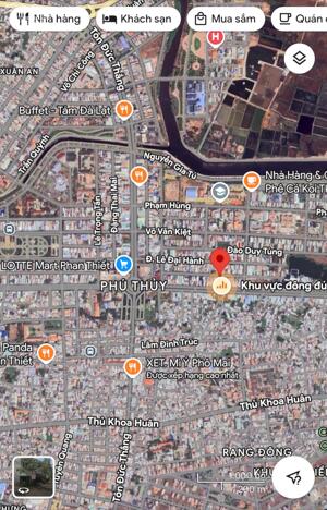 Bán đất mặt tiền đường Hoàng Bích Sơn, Phường Phú Thuỷ, Phan Thiết - Lâm Đồng DT 100m2 Hướng Nam giá 4 tỷ