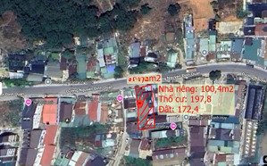 bán đất có nhà riêng trung tâm đà lạt diện tích 370,2m, thổ cư gần 200m