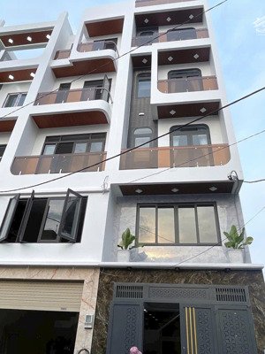 lên sóng siêu phẩm có thang máy 4 tầng, đường lê thị riêng, phường thới an, q12