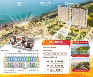 căn view đẹp - giá siêu hấp dẫn! căn r1820 tòa ruby, dolce penisola quảng bình