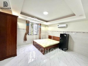 cho thuê phòng trọ 35m2 cửa sổ lớn - gần đh văn lang cs3 hầm xe thang máy - bình lợi
