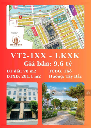 bán biệt thự liền kề 78m2 vinhome ocean park 3, giá cực rẻ 9,6 tỷ