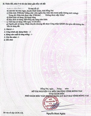 bán gấp đất vườn gần quốc lộ 20 dt: 9780m2 tại xã phú ngọc, định quán, đồng nai, 1,98 tỷ