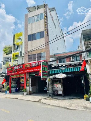 mặt tiền tân phú - khách sạn ngay công viên nước đầm sen - doanh thu khủng - 20 tỷ