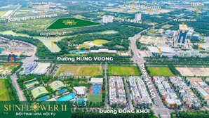 bán căn dinh thự 423m2 sunflower ii ngay kế bên trung tâm hành chính tphcm cơ sở 2. giá từ 42tr/m2.