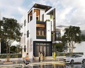 nhà 2 lầu có mương hở bên hông và đằng sau thoáng mát full nội thất kdc hồng loan