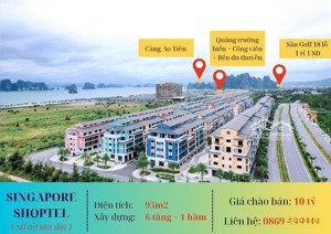 bán căn shophouse mặt biển - sổ đỏ vĩnh viễn - 6 tầng + 1 hầm rất đẹp