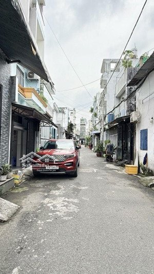 nhà bán đường lô tư hẻm 6m, 4tầng, 4pn, giáp tân phú giá 3,55ty