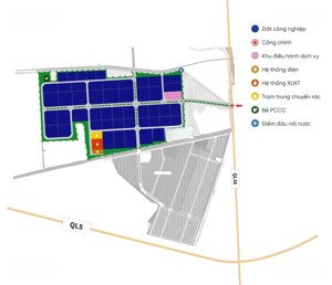mở bán đất xd nhà máy kcn an phát 5 - dt linh hoạt từ 0,5ha - 1ha - giáp ql38, ql5 | giá chỉ~3tr/m²