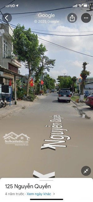 bán lô đất đường nguyễn quyền gần bến xe trung tâm. dt 80m2 giá 4 tỷ 450 tl