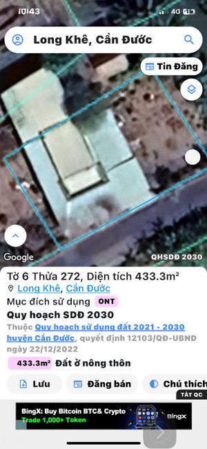 bán nhà riêng 600m2, 5,98 tỷ tại kênh long khê, long khê, cần đước, long an