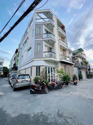 bán nhà lô góc 2 mặt hẻm xe hơi tân kỳ tân quý, tân phú (4x13) 4 tầng btct giá 8.6 tỷ tl