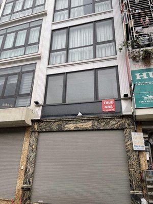 cho thuê nhà phố tây kết, dt 50m2 x 5.5 tầng, mt 4.5m, nhà mới, thông sàn, thang máy, ngõ rộng!