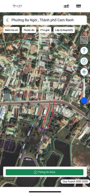 cho thuê 4200m2 đất mặt tiền tỉnh lộ 9, phường ba ngòi, tp cam ranh