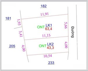 bán 43.3m2 đất thổ cư thôn thượng xã cửu cao.mặt tiền:4m.ngõ 2.5m.có sổ đỏ.giá: 2.3 tỷ