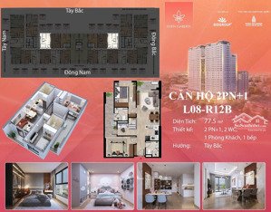 cần bán căn hộ 2 ngủ chung cư eden garden