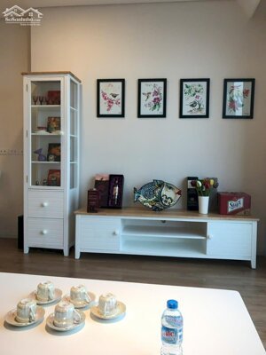 Cho thuê chung cư Mipec Riverside 80m2 full đồ 2pn2wc giá 14 triệu