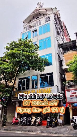 khách sạn 187 lò đúc - pháp lý chuẩn - mặt tiền rộng - 66 căn hộ, cho thuê khoán 360tr/th