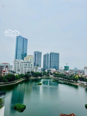 hoa hậu mặt phố đê la thành view hồ ngọc khánh 97m² x 8 tầng + hầm giá 86 tỷ
