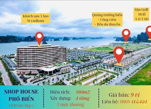 chính chủ bán căn shop phố biển - góc siêu đẹp 160m2 - 4 tầng