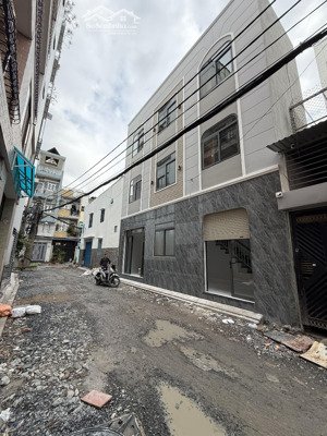 nhà hẻm nhựa 7m âu cơ f9 tân bình, 10x3.8m, 2 lầu + st, 4pn giá 8.5 tỷ tl