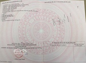 bán lô đất ngay thị trấn lai uyên - bàu bàng 5x20 full thổ cư sổ sẵn công chứng liền