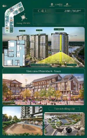 siêu phẩm căn 2pn 61m2 tại spring bay, view trực diện pháo hoa, sông venice, k-town.lh: 
