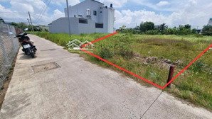 ra nhanh lô đất đ.nguyễn thái bình tt cần giuộc gần viện kiểm sát nhân dân huyện cg. s=105m2/675tr.