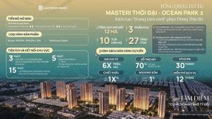 chung cư masterise vinhomes ocean park 3 tại thời đại -ra mắt tòa căn hộ cuối cùng
