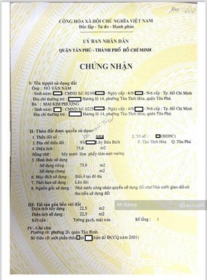 bán nhà mt trần văn cẩn, tân phú - 75.8m2, ngang 4m45, nhà cấp 4