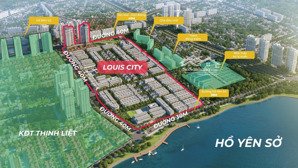 hiếm có khó tìm, duy nhất căn shop đường 30m mặt hồ yên sở louis hoàng mai, kinh doanh siêu đỉnh