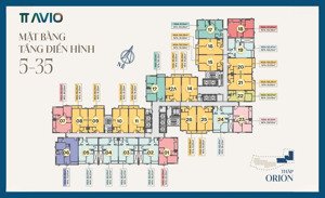 dự án căn hộ tt avio mở bán tầng đẹp, ưu đãi booking ck 50tr, thanh toán 1 tháng 9tr, ck 2%