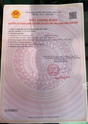 bán nhanh lô đất đẹp, giá rẻ gần kcn vsip 2 và kcn tân bình 1.164m2, giá 3.9 tỷ