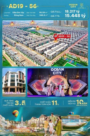 biệt thự góc vinhomes ocean park 3