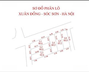 tại xuân đồng tân minh sóc sơn hà nội dt :từ 80 khuôn thửa đẹp fun tc đường thông rộng 5,5 m