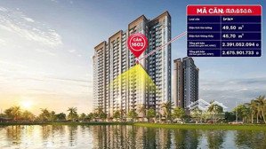 bán cc vinhomes star city 2,3 tỷ, 51m2, 2pn, 1wc, vinhomes thanh hóa, ngân hàng hỗ trợ vay tối đa