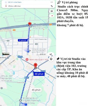 cho thuê phòng studio cao cấp kđt thanh hà, full nội thất, ô tô đỗ cửa, gần học viện quân y hà đông