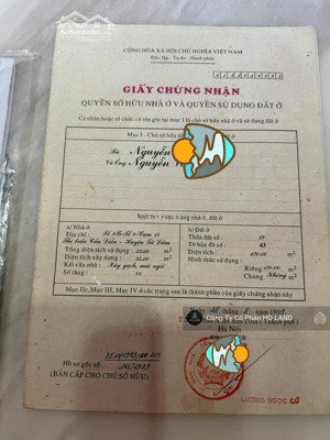 cần bán nhà đất chính chủ thị trấn cầu diễn, huyện từ liêm, hà nội - liên hệ : 