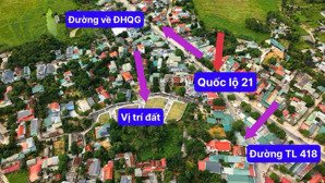 chính chủ bán gấp lô đất nằm ở làn 2 đường quốc lộ 21.giá đầu tư 