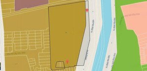 bán khuôn đất 3316m2 mặt tiền kênh tân hóa, quận tân phú đối diện cv đầm sen. qhxd cao 15 tầng