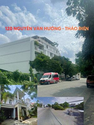 biệt thự 350m2 không compound, 120 đường nguyễn văn hưởng,thảo điền, tiện mở công ty, kinh doanh.