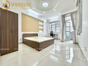 căn hộ cho thuê - dạng 1 phòng ngủ tách bếp - 2 balcon siêu thoáng - dt 50m2 - full nội thất