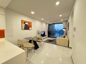 bán căn hộ 2pn + 1 studio sunwah pearl 107m view sông trực diện cầu ba son quận 1