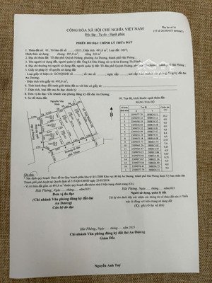 mở bán 8 lô đất f0 đường 7m quỳnh hoàng, nam sơn, an dương