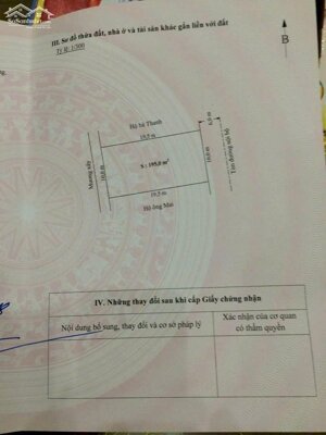 ️️️ Bán lô đất 195m² khu chung cư Lương Quán – sau chợ Lương Quán, Nam Sơn.