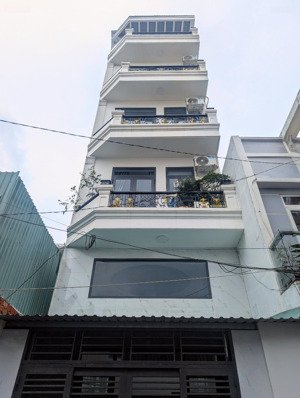 bán chdv 6 tầng - 9 phòng - thang máy - dt 5x15m - hẻm 6m thông - thu nhập 50tr/tháng - quang trung