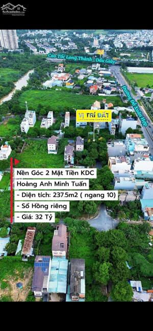 Lô góc 2MT hoàng anh minh tuấn đối diện the global city